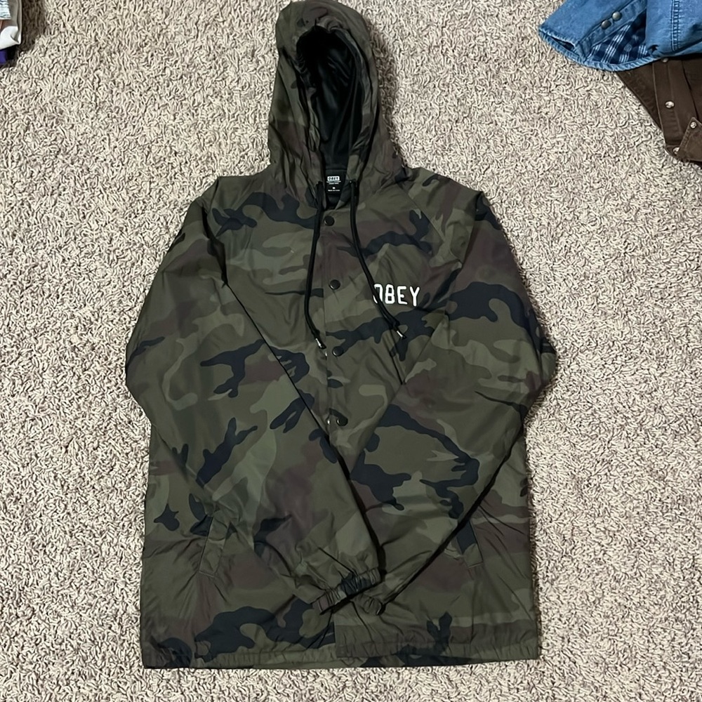 boys camp OBEY windbreaker